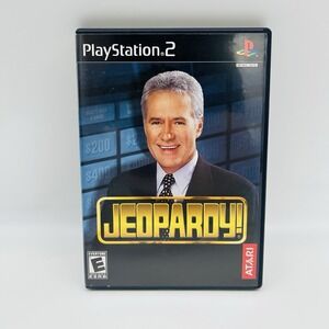 Jeopardy! Playstation 2 (PS2) Complete CIB w/ Manual Tested Working Sony Game